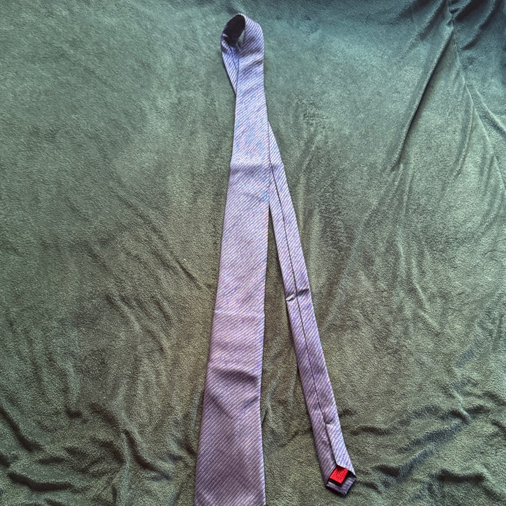 Alfani Lavender and Black Patterned Tie